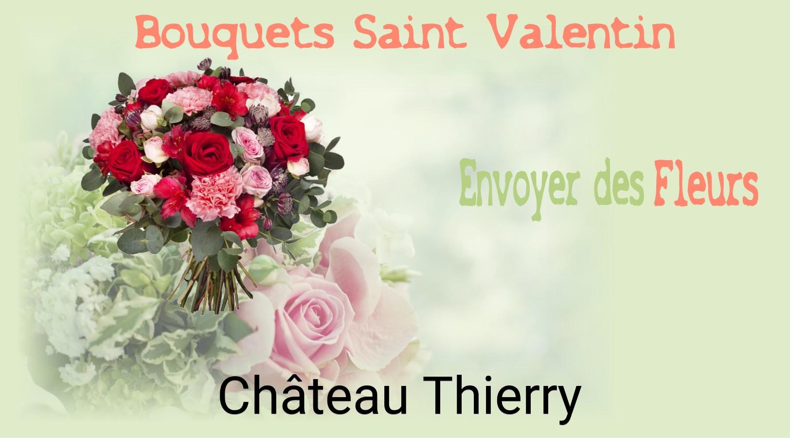 Roses de Saint-Valentin livrées à Château-Thierry